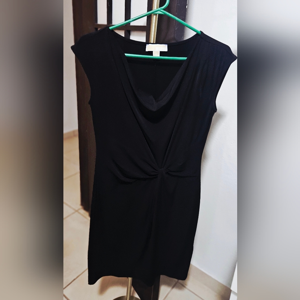 Michael Kors Black Midi Dress